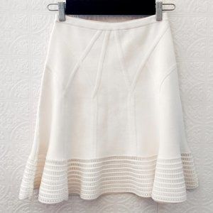 Diane Von Furstenberg White Skirt Sz. P6